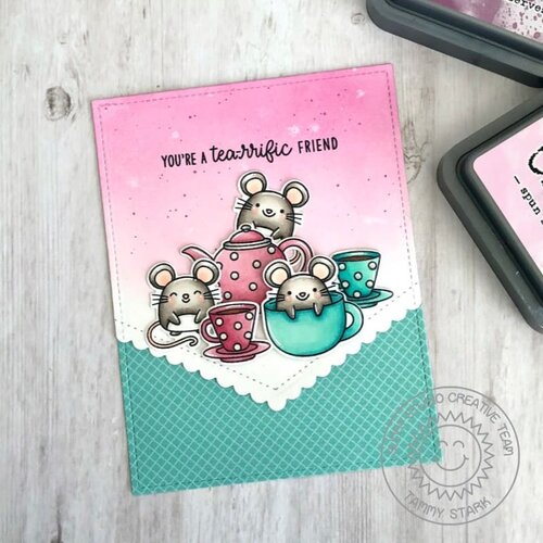 Sunny Studio Stamps - Sunny Snippets - Craft Dies - Tea-riffic 3 Sunny Studio Stamps - Sunny Snippets - Craft Dies - Tea-riffic