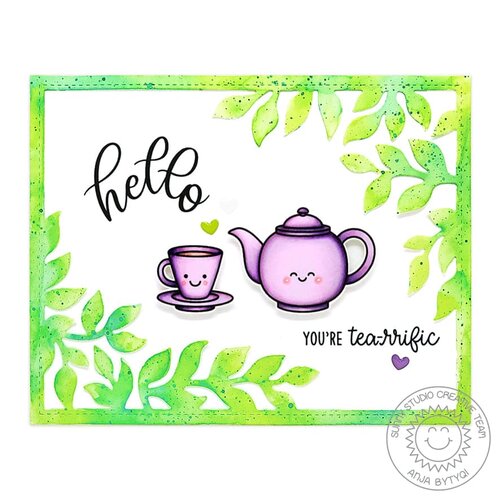 Sunny Studio Stamps - Sunny Snippets - Craft Dies - Tea-riffic 6 Sunny Studio Stamps - Sunny Snippets - Craft Dies - Tea-riffic