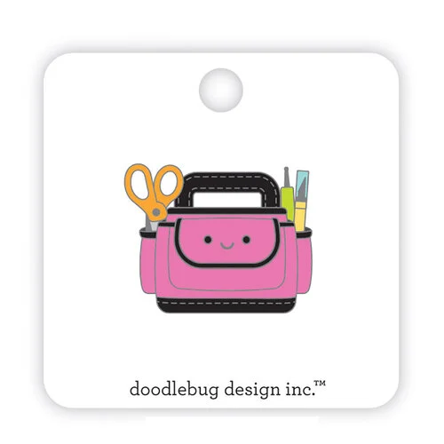 Doodlebug Design - Cute and Crafty Collection - Collectible Pins - Cute Caddy 1 Doodlebug Design - Cute and Crafty Collection - Collectible Pins - Cute Caddy