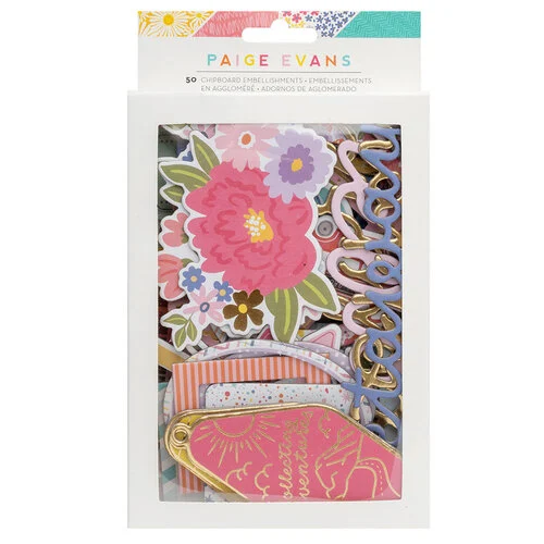 Paige Evans - Adventurous Collection - Chipboard Diecuts