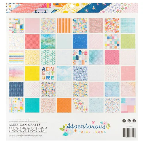Paige Evans - Adventurous Collection - 12 x 12 Paper Pad