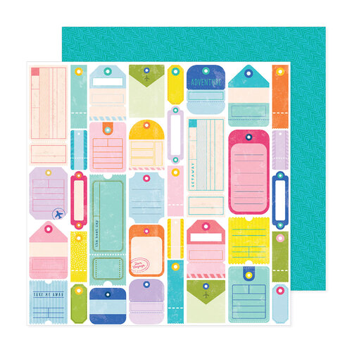 Paige Evans - Adventurous Collection - 12 x 12 Double Sided Paper - 21