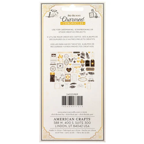 BoBunny - Charmed Chronicles Collection - Ephemera - Icons