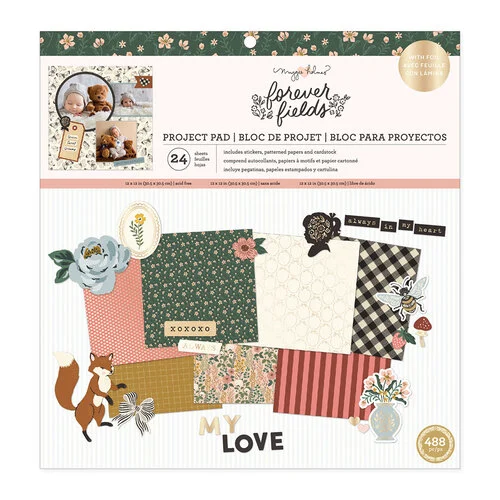 Maggie Holmes - Forever Fields Collection - 12 x 12 Project Pad 1 Maggie Holmes - Forever Fields Collection - 12 x 12 Project Pad