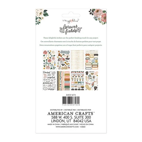 Maggie Holmes - Forever Fields Collection - Sticker Book