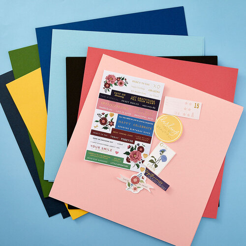 Spellbinders - 12 x 12 Paper Pack - Color Essentials