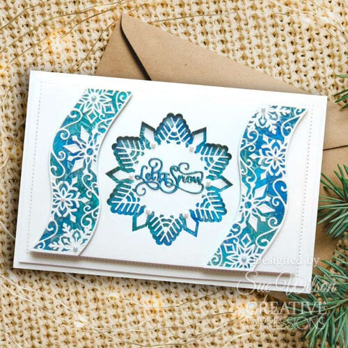 Creative Expressions - Festive Collection - Craft Dies - Crystal Kaleidoscope 5 Creative Expressions - Festive Collection - Craft Dies - Crystal Kaleidoscope