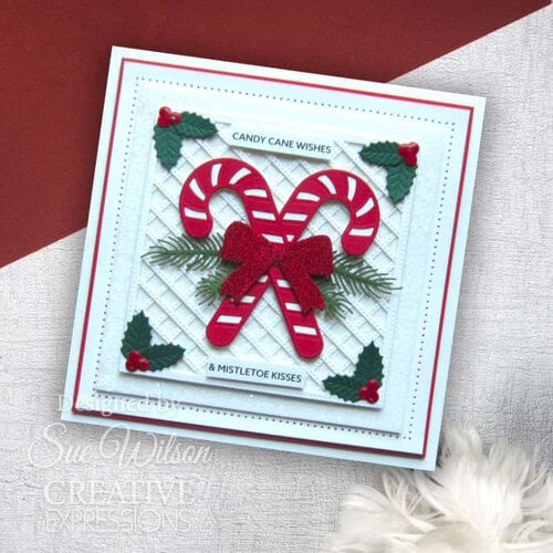 Creative Expressions - Festive Collection - Craft Dies - Pierced Lattice Background 2 Creative Expressions - Festive Collection - Craft Dies - Pierced Lattice Background