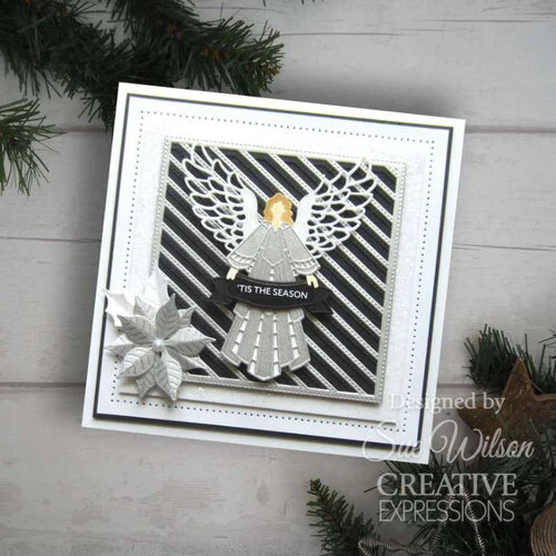 Creative Expressions - Festive Collection - Craft Dies - Pierced Lattice Background 3 Creative Expressions - Festive Collection - Craft Dies - Pierced Lattice Background