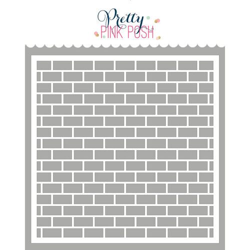 Pretty Pink Posh - Stencils - Brick Background 1 Pretty Pink Posh - Stencils - Brick Background