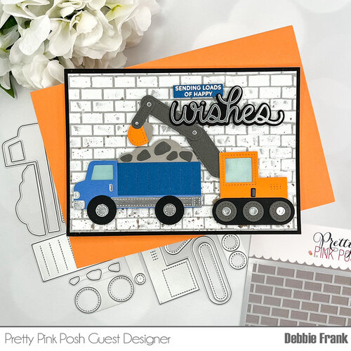 Pretty Pink Posh - Stencils - Brick Background 3 Pretty Pink Posh - Stencils - Brick Background