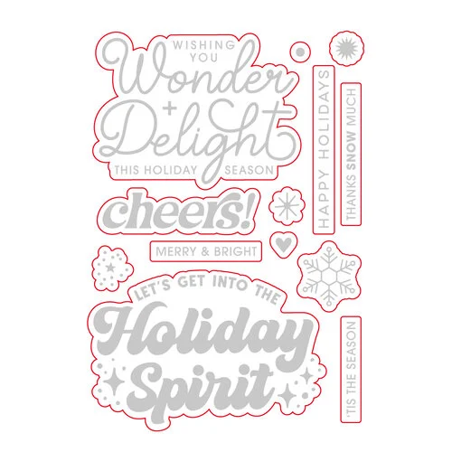 Scrapbook.com - Coordinating Die Set - Wonder & Delight
