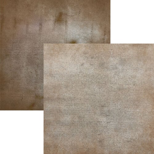 Elizabeth Craft Designs - 12 x 12 Paper Pack - Coffee Dyed Papers