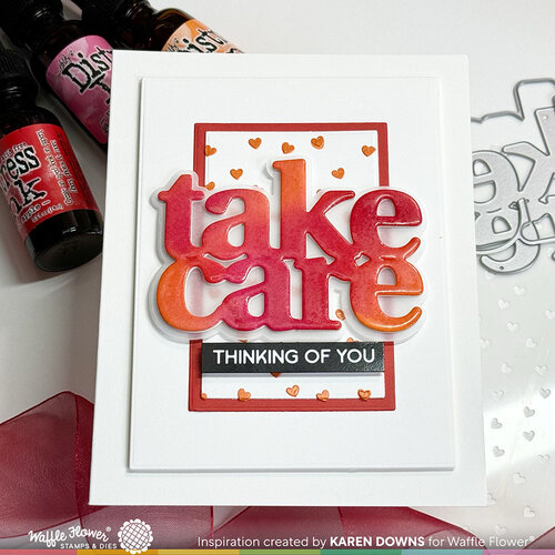 Waffle Flower Crafts - Craft Dies - Take Care 3 Waffle Flower Crafts - Craft Dies - Take Care