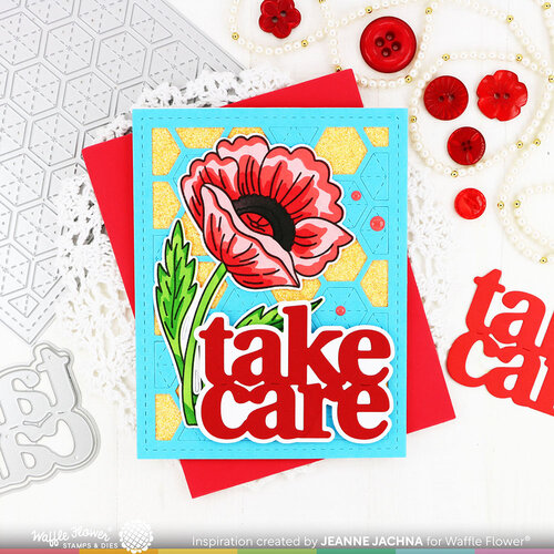 Waffle Flower Crafts - Craft Dies - Take Care 4 Waffle Flower Crafts - Craft Dies - Take Care