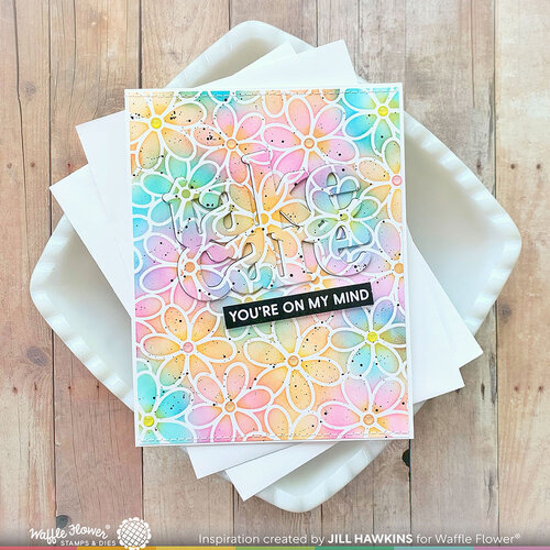 Waffle Flower Crafts - Craft Dies - Take Care 5 Waffle Flower Crafts - Craft Dies - Take Care
