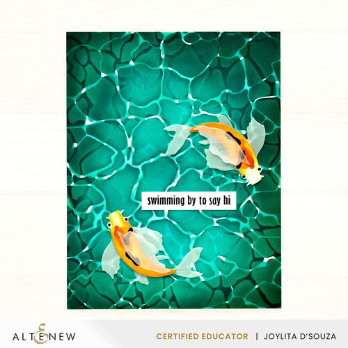 Altenew - Builder Stencil - Water