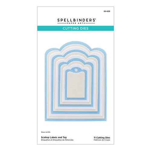Spellbinders - Etched Dies - Scallop Labels and Tag 3 Spellbinders - Etched Dies - Scallop Labels and Tag
