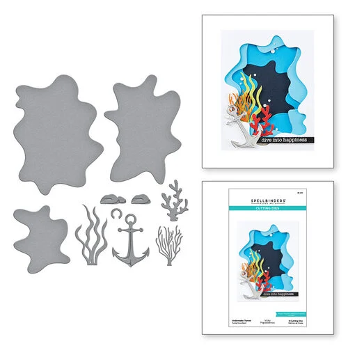 Spellbinders - Etched Dies - Underwater Tunnel 1 Spellbinders - Etched Dies - Underwater Tunnel