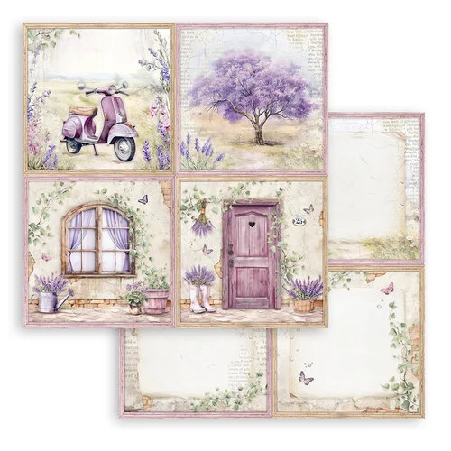 Stamperia - Lavender Collection - 12 x 12 Paper Pad