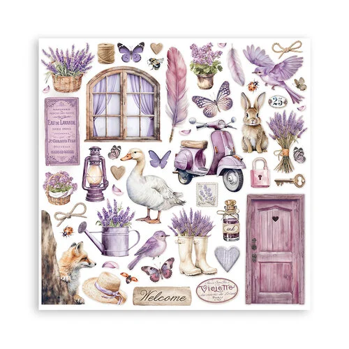 Stamperia - Lavender Collection - 12 x 12 Paper Pad