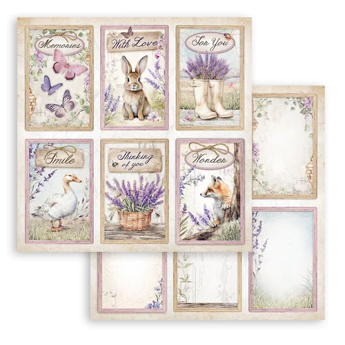 Stamperia - Lavender Collection - 12 x 12 Paper Pad