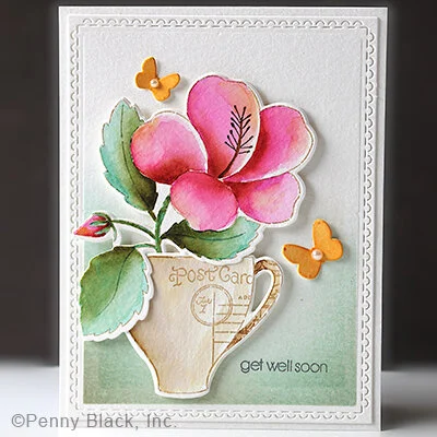Penny Black - Creative Dies - In Bloom Cut Out