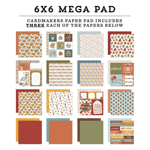 Echo Park - Sweater Weather Collection - 6 x 6 Mega Paper Pad 2 Echo Park - Sweater Weather Collection - 6 x 6 Mega Paper Pad