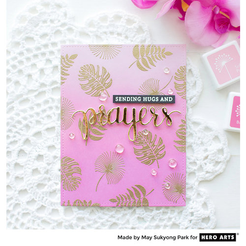 Hero Arts - Die and Clear Photopolymer Stamp Set - Prayers 2 Hero Arts - Die and Clear Photopolymer Stamp Set - Prayers