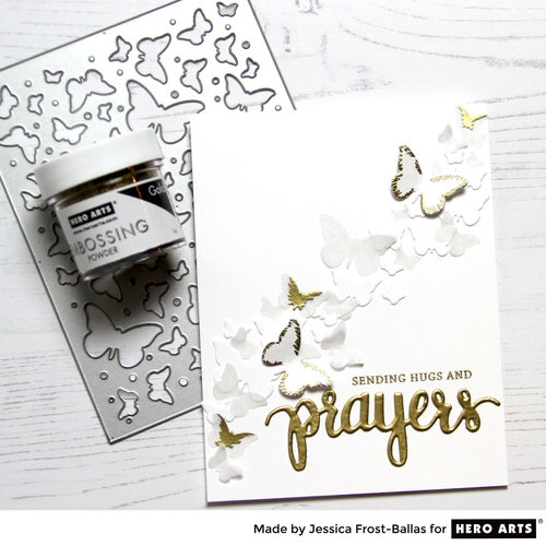 Hero Arts - Die and Clear Photopolymer Stamp Set - Prayers 3 Hero Arts - Die and Clear Photopolymer Stamp Set - Prayers