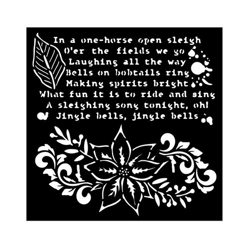 Stamperia - The Nutcracker Collection - Stencils - Poinsettia