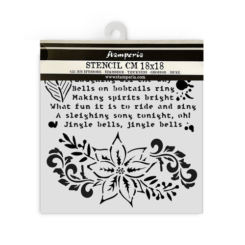 Stamperia - The Nutcracker Collection - Stencils - Poinsettia