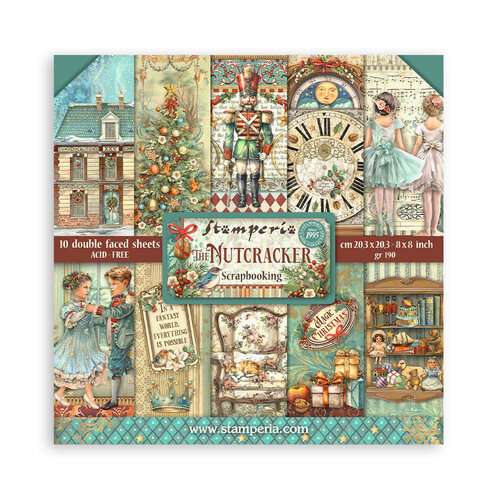 Stamperia - The Nutcracker Collection - 8 x 8 Paper Pad