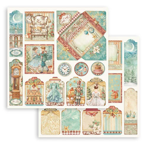 Stamperia - The Nutcracker Collection - 8 x 8 Paper Pad