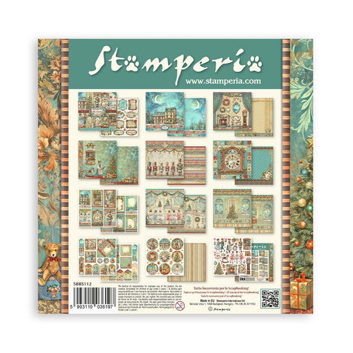 Stamperia - The Nutcracker Collection - 8 x 8 Paper Pad