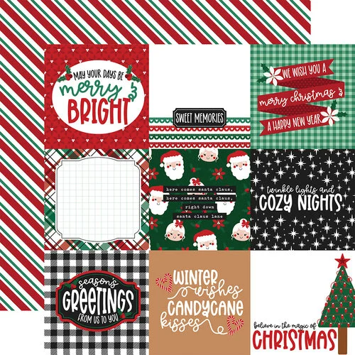 Echo Park - Baking Spirits Bright Collection - 12 x 12 Double Sided Paper - 4 x 4 Journaling Cards 1 Echo Park - Baking Spirits Bright Collection - 12 x 12 Double Sided Paper - 4 x 4 Journaling Cards