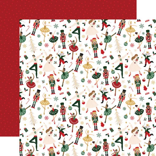 Echo Park - Nutcracker Christmas Collection - 12 x 12 Double Sided Paper - Nutcracker Christmas