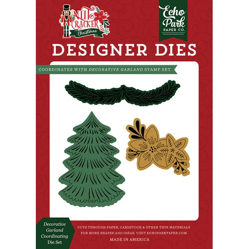 Echo Park - Nutcracker Christmas Collection - Designer Dies - Decorative Garland 1 Echo Park - Nutcracker Christmas Collection - Designer Dies - Decorative Garland