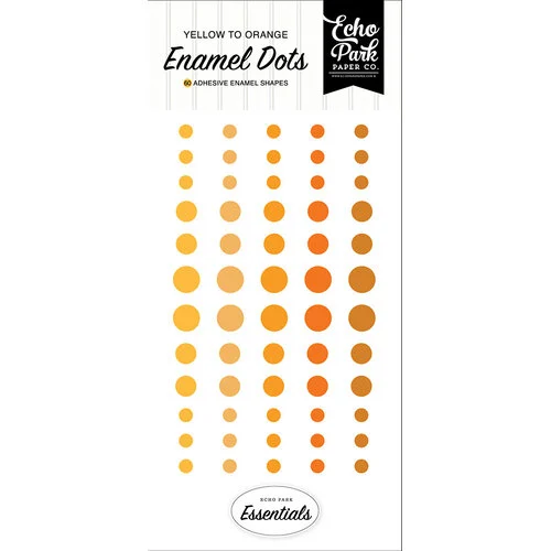 Echo Park - Essentials Collection - Enamel Dots - Yellow Essentials 1 Echo Park - Essentials Collection - Enamel Dots - Yellow Essentials