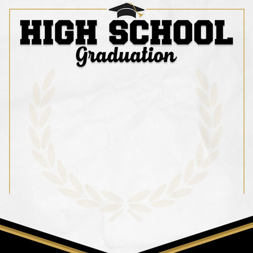 Scrapbook Customs - 12 x 12 Double Sided Paper - High School Graduation 2 Scrapbook Customs - 12 x 12 Double Sided Paper - High School Graduation