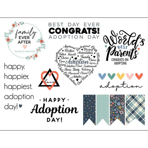 Scrapbook Customs - Laser Cuts - Adoption