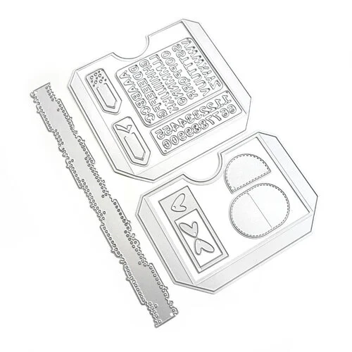 Elizabeth Craft Designs - La Dolce Vita Collection - Dies - The Pockets 2 1 Elizabeth Craft Designs - La Dolce Vita Collection - Dies - The Pockets 2
