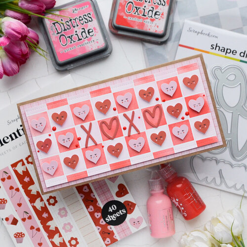 Scrapbook.com - Stencils - Small Checkered - 6x8 6 Scrapbook.com - Stencils - Small Checkered - 6x8