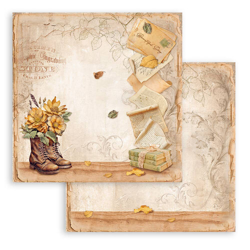 Stamperia - Golden Harmony Collection - 12 x 12 Paper Pad 3 Stamperia - Golden Harmony Collection - 12 x 12 Paper Pad