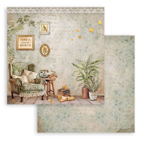 Stamperia - Golden Harmony Collection - 8 x 8 Paper Pad 2 Stamperia - Golden Harmony Collection - 8 x 8 Paper Pad