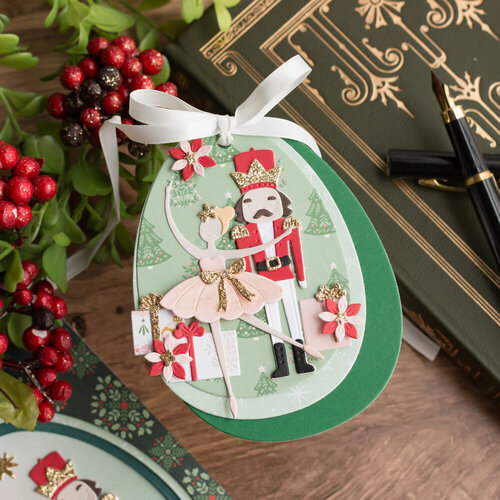 Scrapbook.com - Nutcracker - Patterned Cardstock Paper Pad - Double Sided - A2 - 4.25 x 5.5 - 40 Sheets 13 Scrapbook.com - Nutcracker - Patterned Cardstock Paper Pad - Double Sided - A2 - 4.25 x 5.5 - 40 Sheets