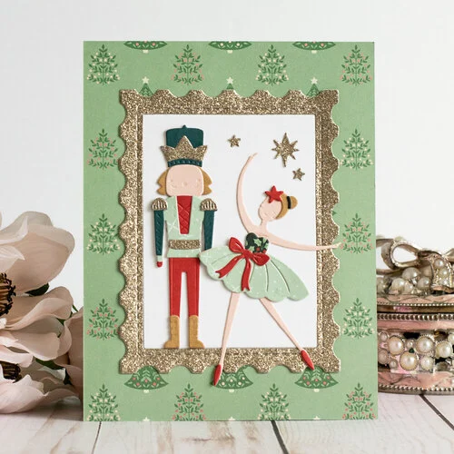 Scrapbook.com - Nutcracker - Patterned Cardstock Paper Pad - Double Sided - A2 - 4.25 x 5.5 - 40 Sheets 18 Scrapbook.com - Nutcracker - Patterned Cardstock Paper Pad - Double Sided - A2 - 4.25 x 5.5 - 40 Sheets
