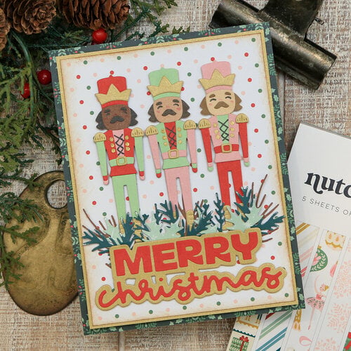 Scrapbook.com - Nutcracker - Patterned Cardstock Paper Pad - Double Sided - A2 - 4.25 x 5.5 - 40 Sheets 9 Scrapbook.com - Nutcracker - Patterned Cardstock Paper Pad - Double Sided - A2 - 4.25 x 5.5 - 40 Sheets