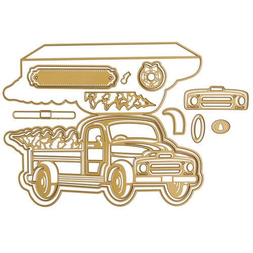 Anna Griffin - Dies - Christmas Truck Easel