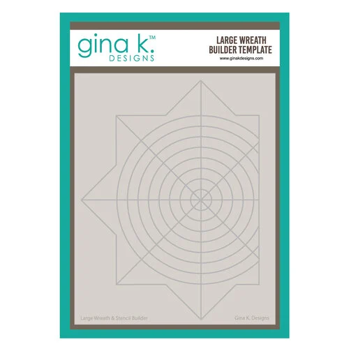 Gina K Designs - Builder Stencils - Large Wreath